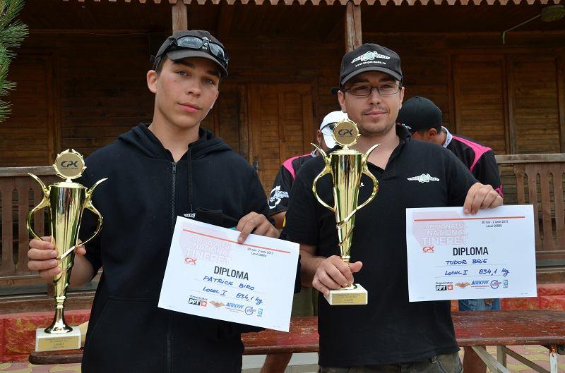 Iunie 2013 - CAMPIONATUL NATIONAL DE TINERET 2013
LOCUL 1 + RECORDUL BALTII CORBU